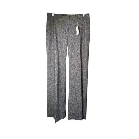 NWT CAbi Grey Flecked Trouser #230. Size 8 Tall - Picture 1 of 6